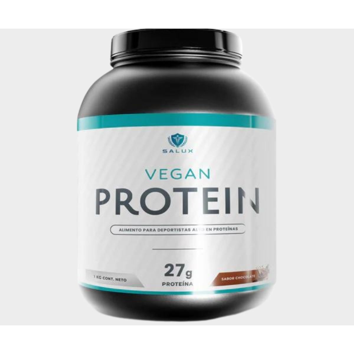 GENERICO - Salux proteina vegana  1kg Chocolate 30 servicios.
