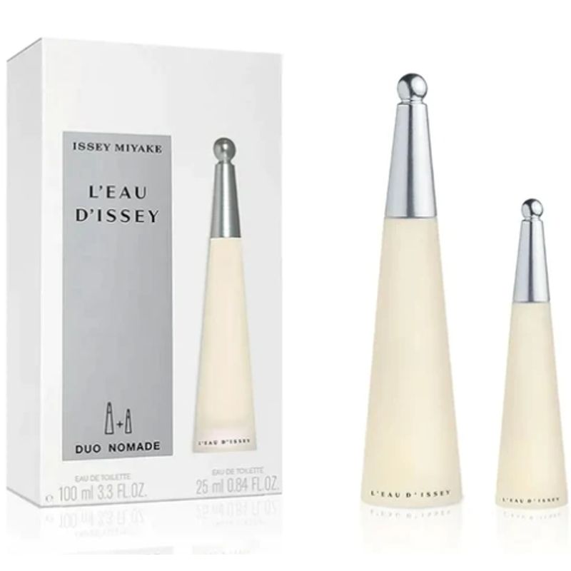 ISSEY MIYAKE - Leau D Issey pour Femme EDT Duo Nomade 100 ML + 25 ML.