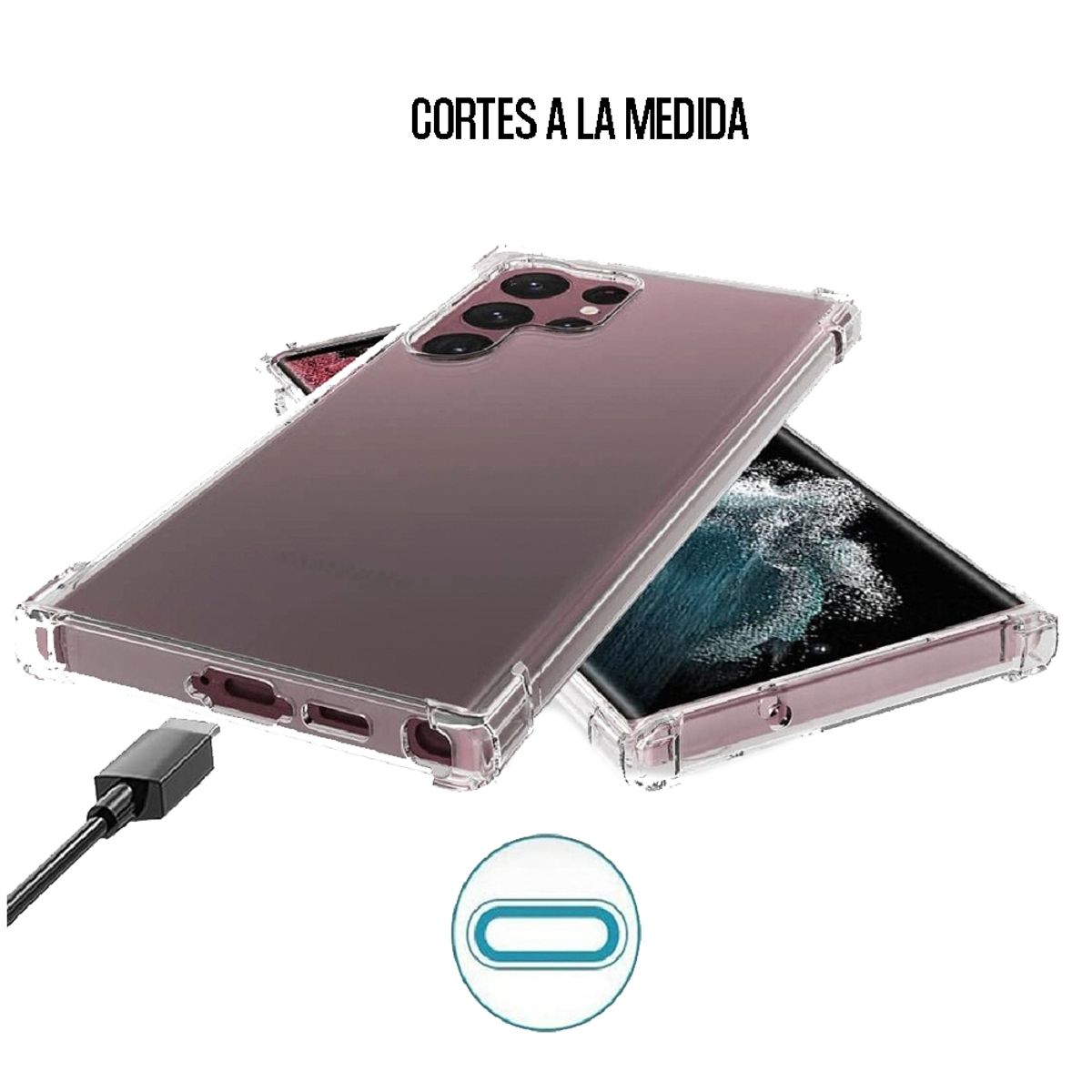 GENERICO - Carcasa Antigolpes Silicona para Samsung S24 Ultra