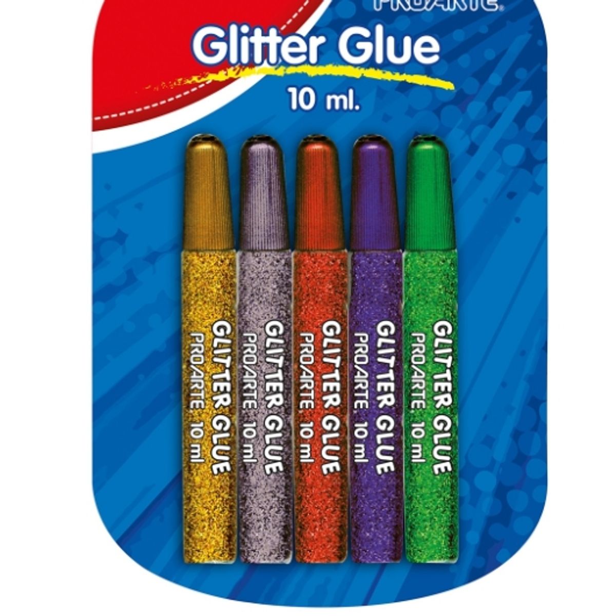 GENERICO - Marcadores Glitter Glue 10ml ProArte