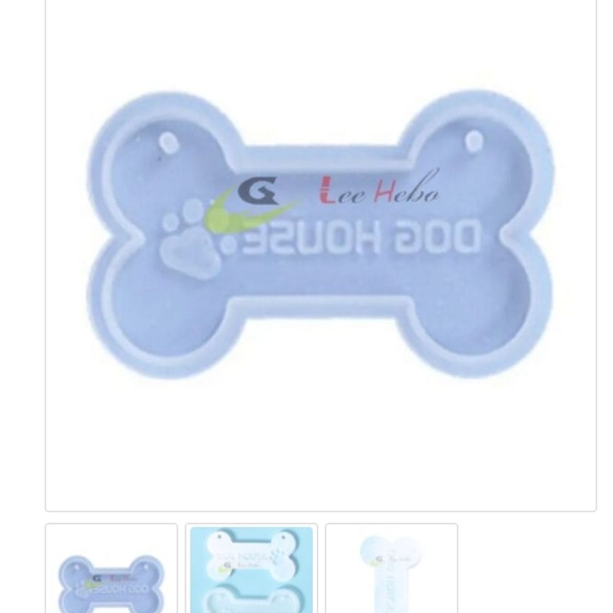 GENERICO - Molde Para Resina Silicona Hueso De Perro Dog