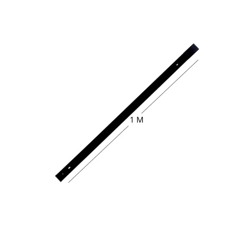 GENERICO - RIEL MONOFASICO 1 METRO NEGRO
