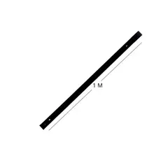 GENERICO - RIEL MONOFASICO 1 METRO NEGRO