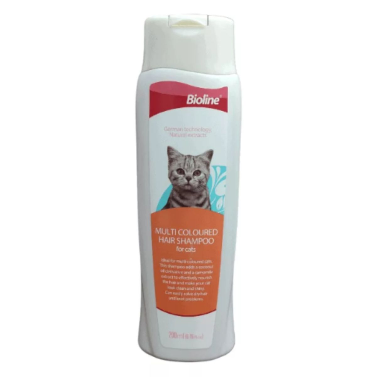 BIOLINE - Shampoo Bioline Pelos Multi Colores Gato 200ml