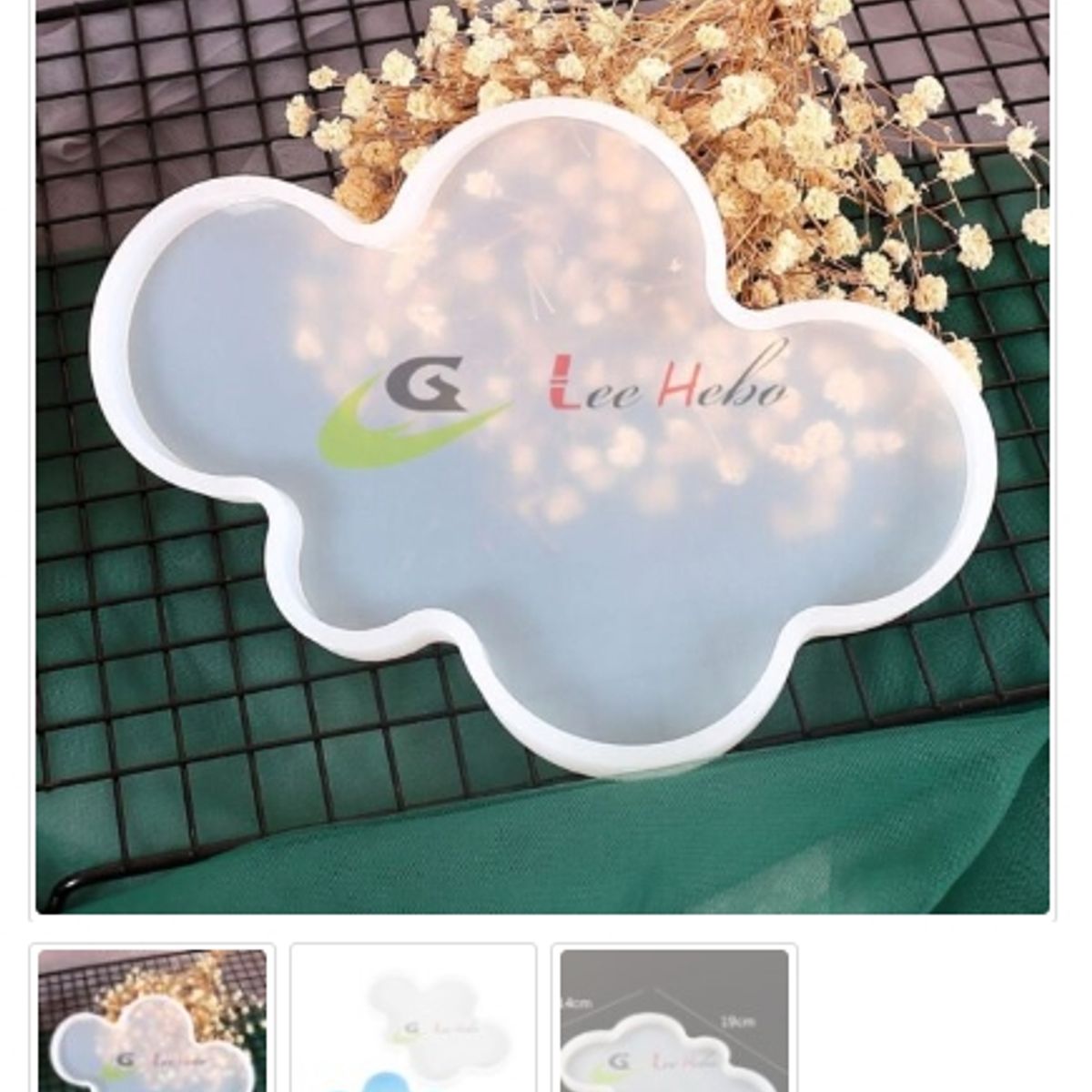 GENERICO - Molde Para Resina Silicona Posavasos