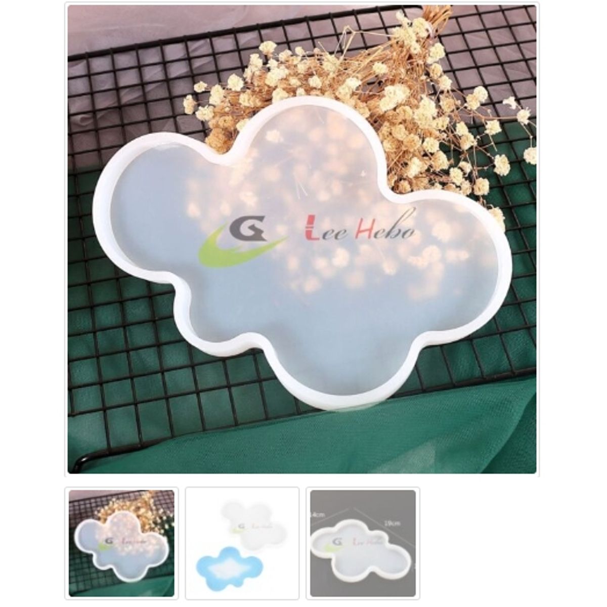 GENERICO - Molde Para Resina Silicona Posavasos