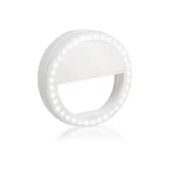 GENERICO - Aro luz 24 led anillo 3 tonos selfie celular teléfono usb Surtidos