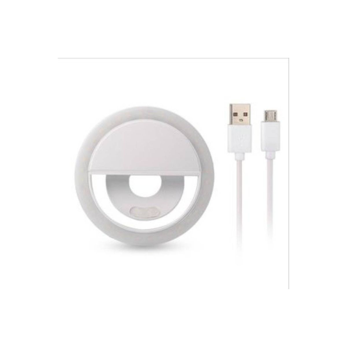 GENERICO - Aro luz 24 led anillo 3 tonos selfie celular teléfono usb Surtidos