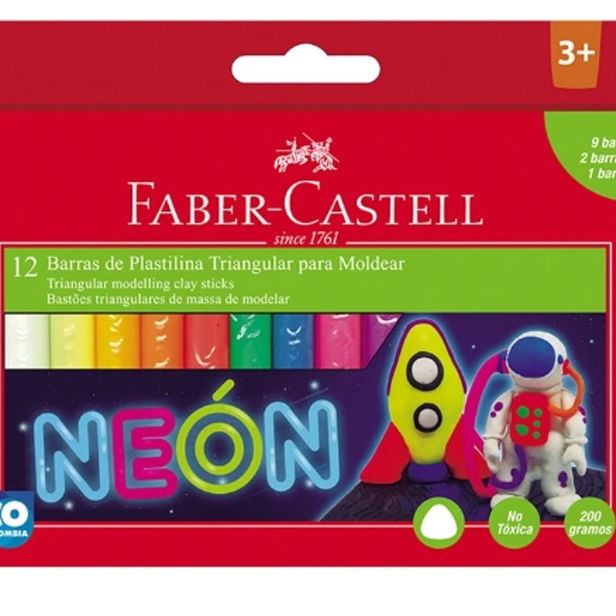 GENERICO - Plastilina De Colores Neon