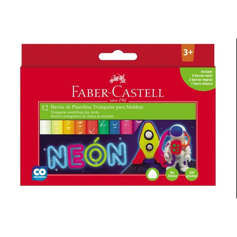 GENERICO - Plastilina De Colores Neon