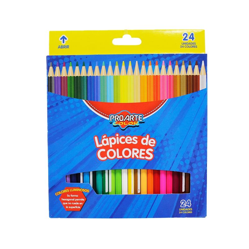 NEWTREE - Lapiz Colores Para Pintar 24pcs
