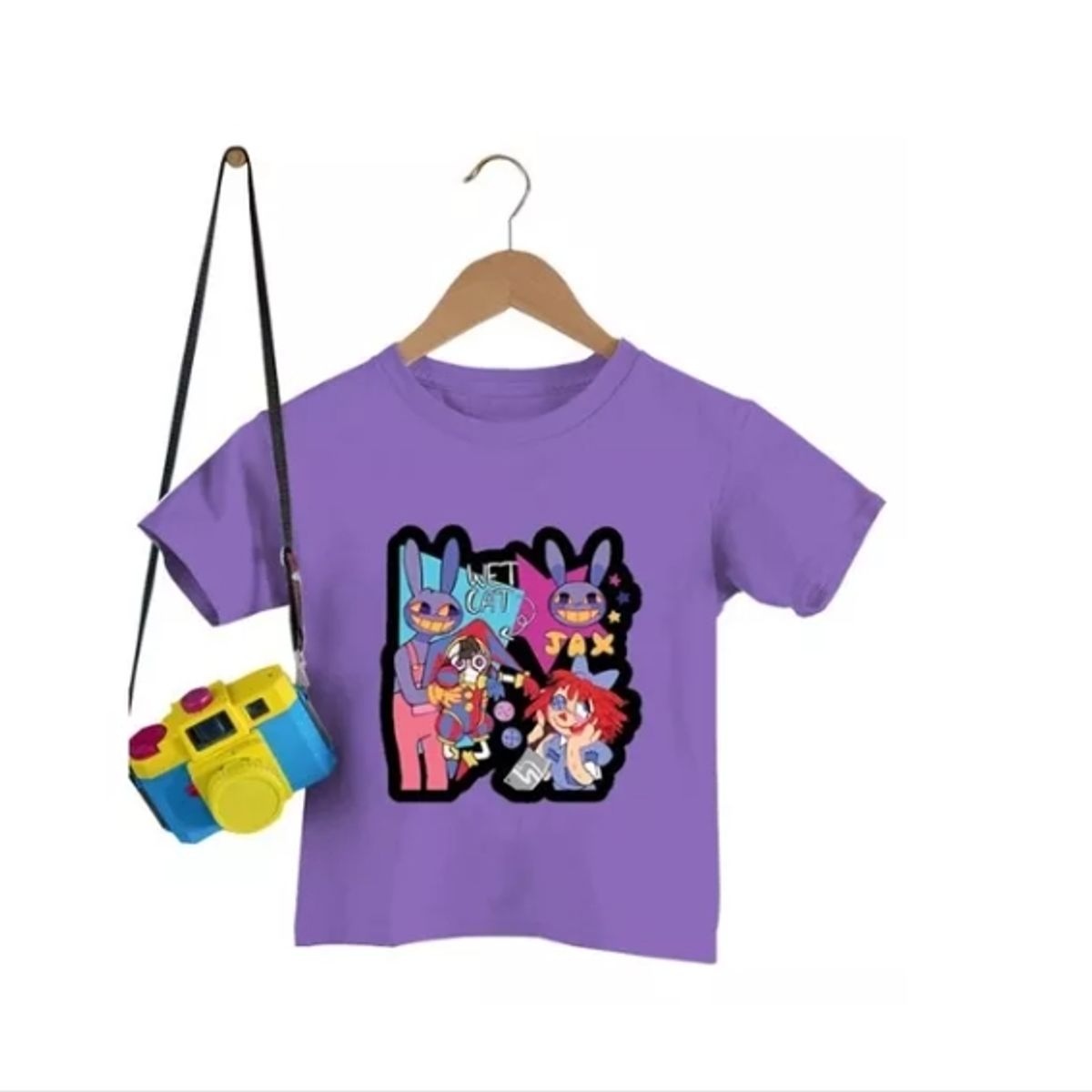 GENERICO - Polera Infantil Circus Digital Amazing Cat Estampado
