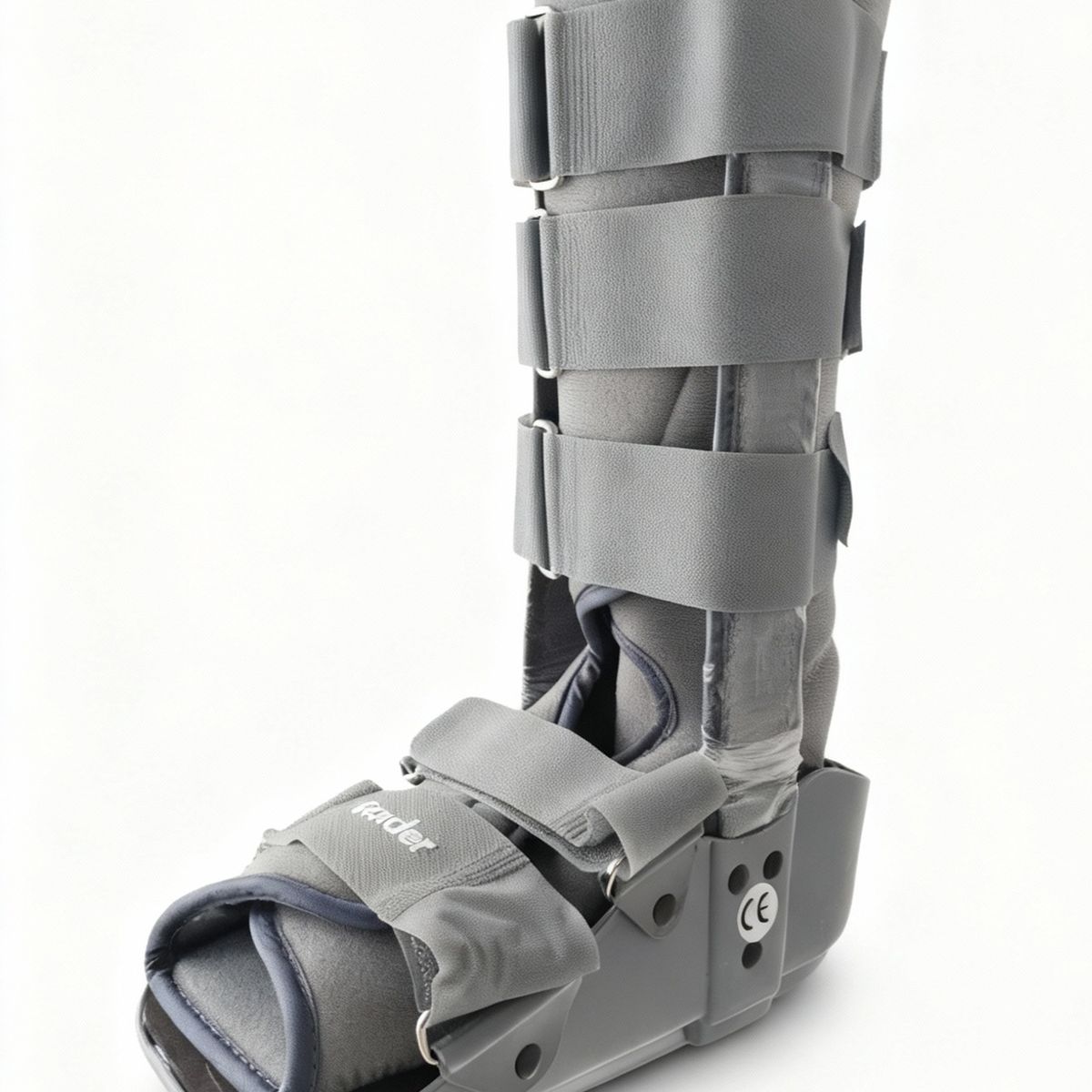 ONEDER - Bota Ortopédica Cam Walker Larga Gris Adulto Oneder Talla XL