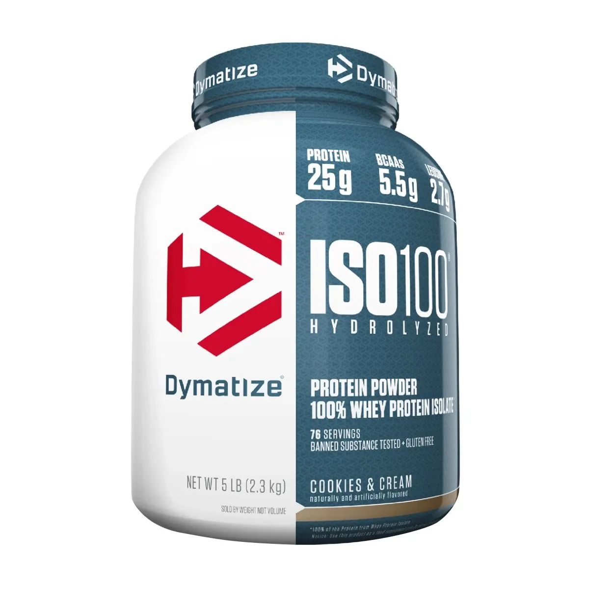 DYMATIZE - ISO 100, Isolate Protein (5 Lb) - Original - COOKIES