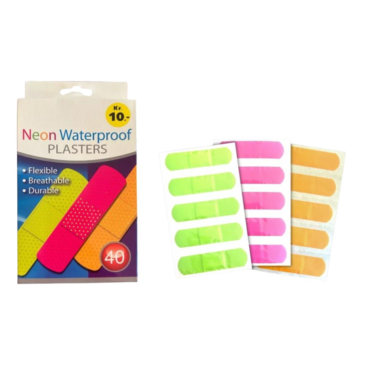 LIKE SHOP - Pack 40 Parche Curitas, Venditas Colores, Adhesivas Todo Uso