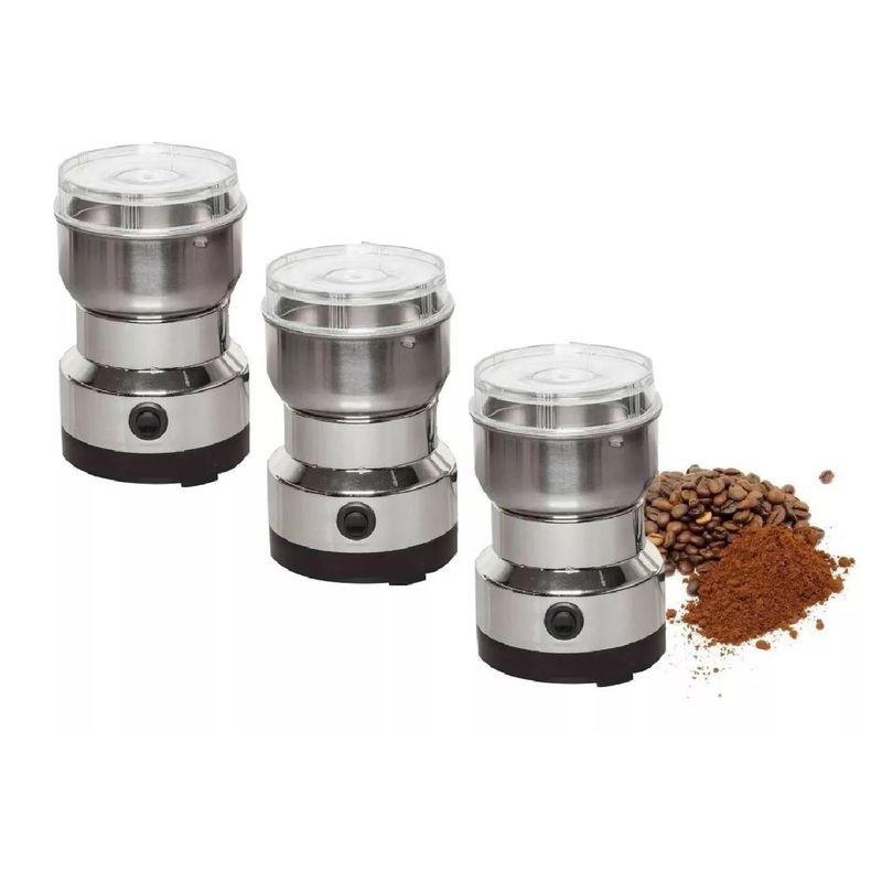GENERICO - Pack X3 Molinillo De Cafe Molino Granos Electrico Molino Gri