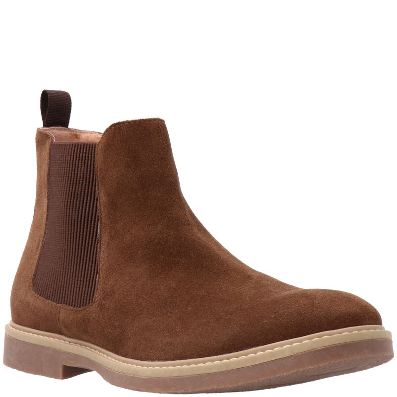 HUSH PUPPIES - Botin Cuero Hombre Scrat Café HUSH PUPPIES