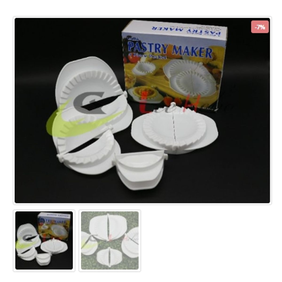 Molde Para Empanadas Plastico 4 Piezas, marca GENERICO - Foto Principal