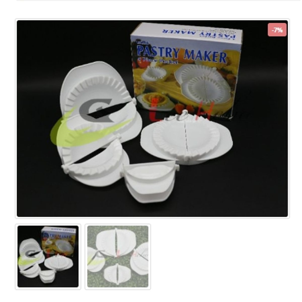 Molde Para Empanadas Plastico 4 Piezas, marca GENERICO - Foto Principal