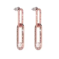 REBECCA CHILE - Aros de oro rosado modelo R-Zero