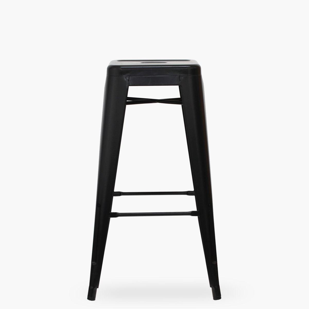 FORM DESIGN - Pack 4 Tolix Taburetes 77 Metal Negro Form