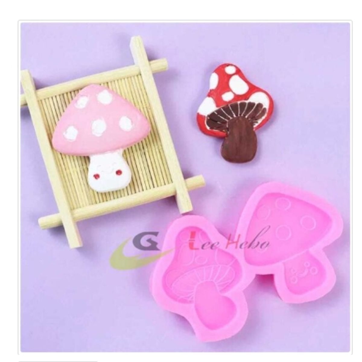 GENERICO - Molde Para Fondant Silicona  Forma Hongo