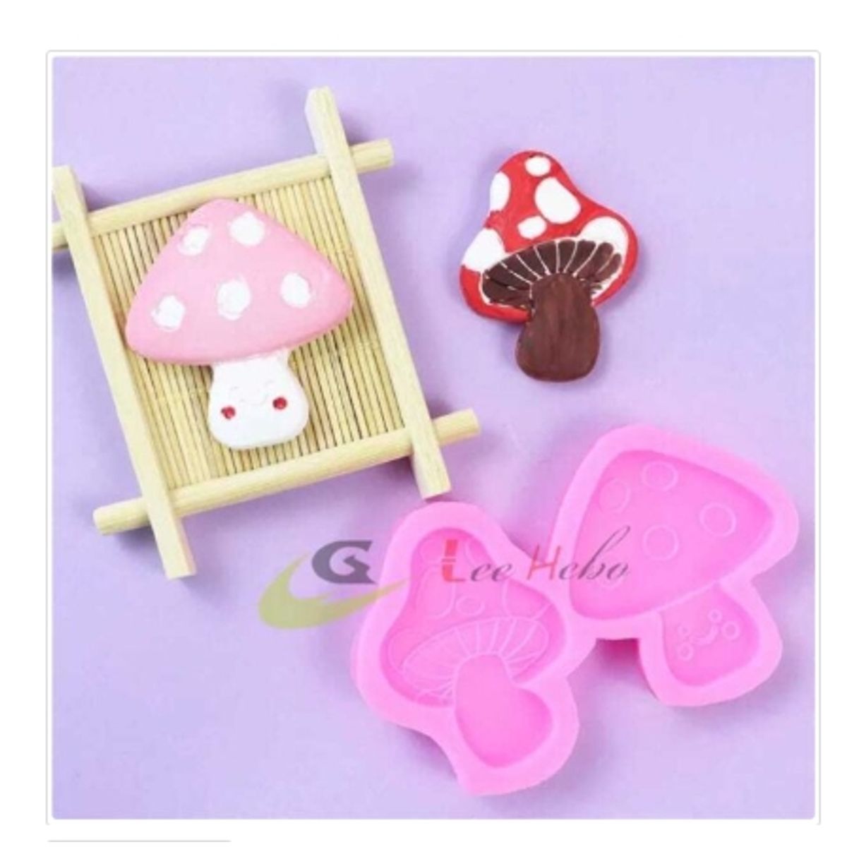 GENERICO - Molde Para Fondant Silicona  Forma Hongo