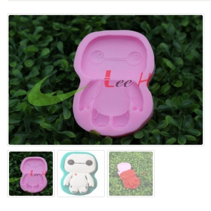 GENERICO - Molde Para Fondant Silicona Forma : Big Hero 6 – Baymax.