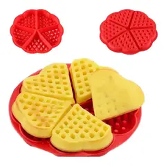 GENERICO - Molde silicona para airfryer freidora redondo wuaffles