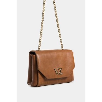 Imagen 2 del producto Vélez Cartera Lili 2.0 De Cuero Mujer Cadena Metálica Miel