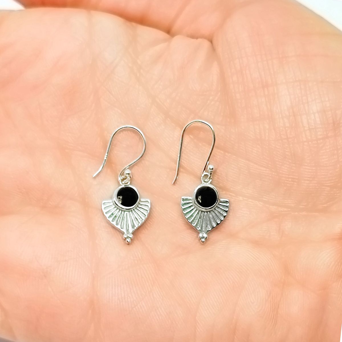 COGGIOLA - Aros Hari Ónix Plata Fina 925