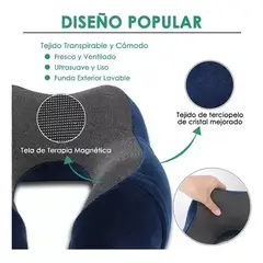 GENERICO - Cómodo Almohada De Viaje Espuma De Memoria Cojín Para Cuello.