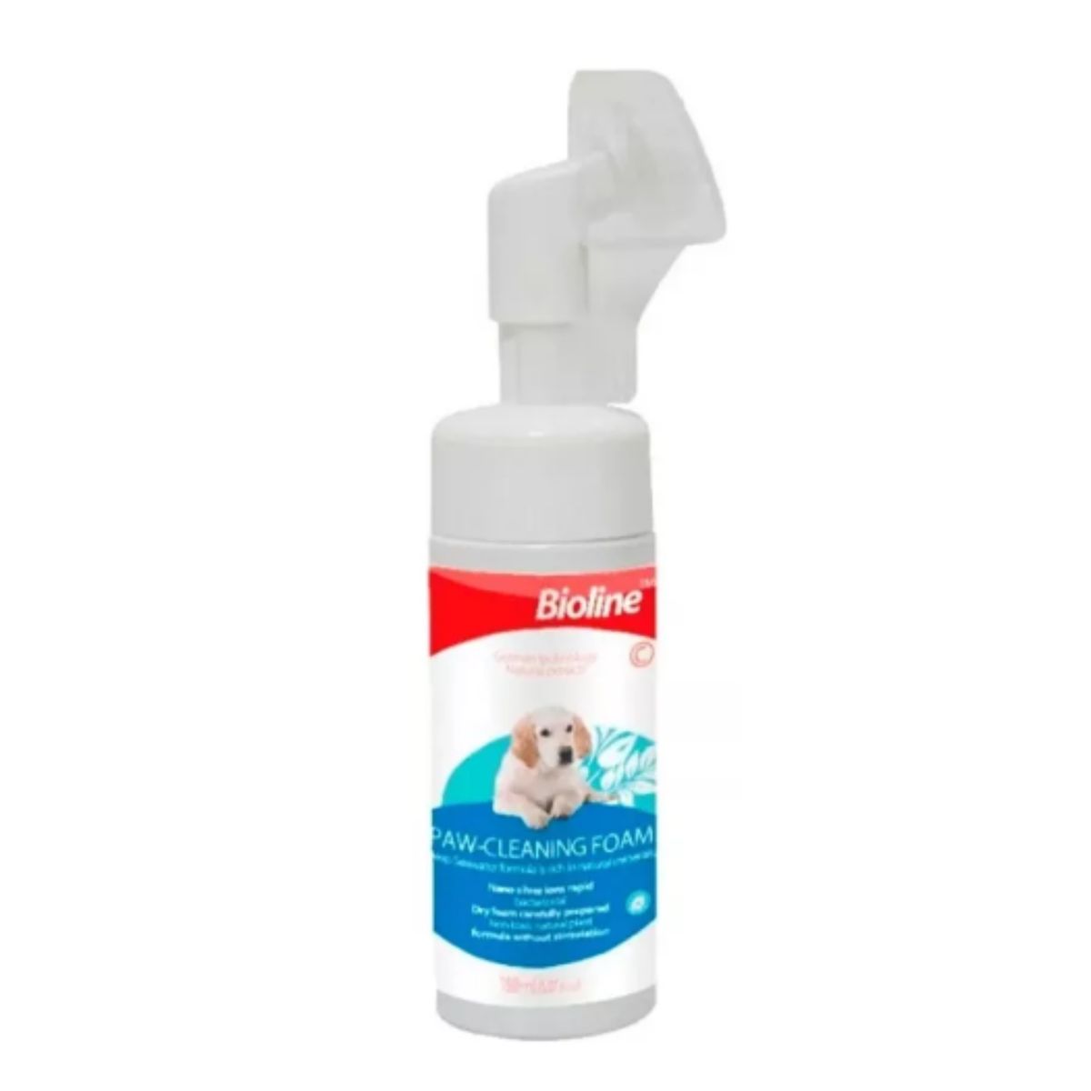 BIOLINE - Espuma Limpia Y Cuidado De Patas Para Perros Bioline 150ml