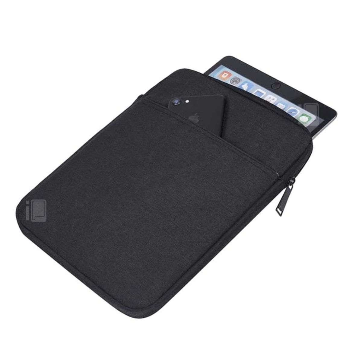 GENERICO - Estuche Para Tablet 9.7 a 11 Pulgadas Doble Compartimiento Color Negro