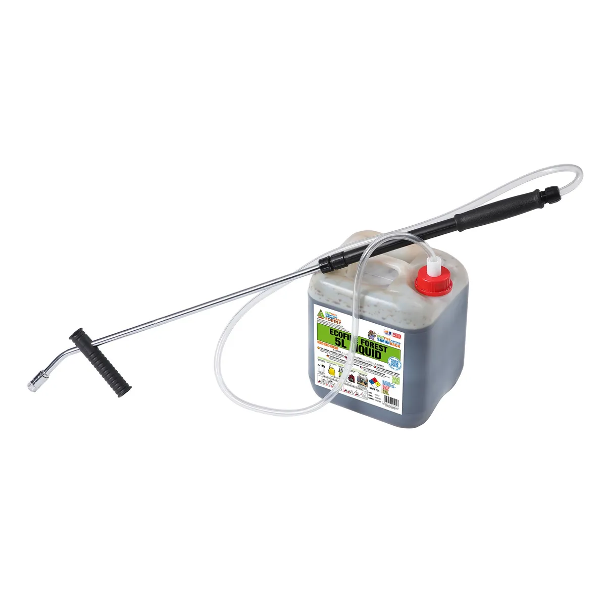 SIMONRACK - Set Lanza con Bidon Ecofire Forest 5 Lt