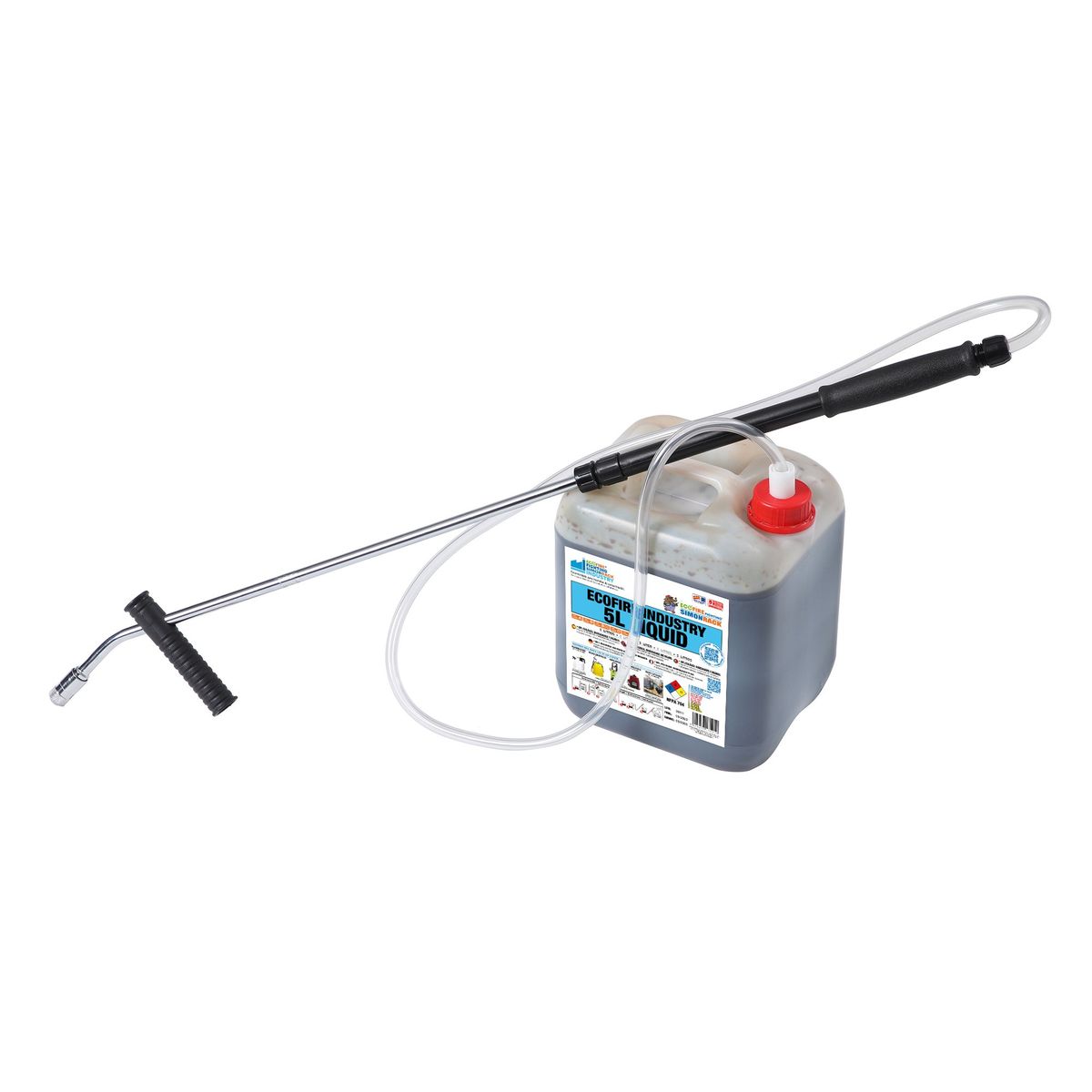 SIMONRACK - Set Lanza con Bidon Ecofire Industry 5 Lt