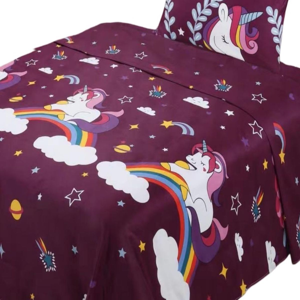 GENERICO - JUEGO DE SABANAS NIÑA PLAZA Y MEDIA