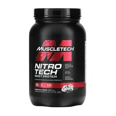 MUSCLETECH - Nitro Tech, Whey protein (2 Lb) - Original - COOKIES