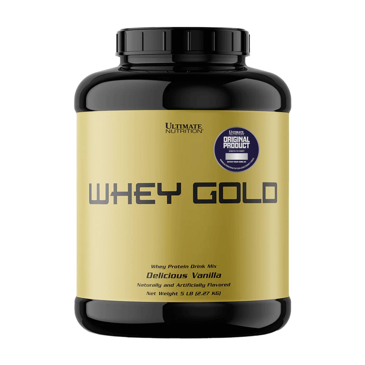 ULTIMATE NUTRITION - Whey Gold, Whey Protein (5 Lb) - Original - VAINILLA