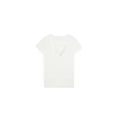 SCALPERS - Polera Detalle Escote White