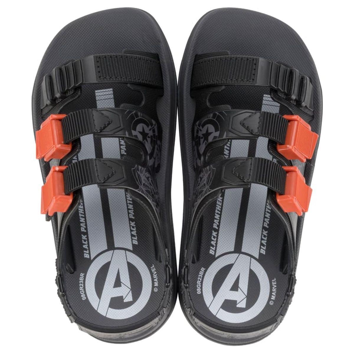 IPANEMA - Sandalia Niño Gris/Negro Marvel Ipanema