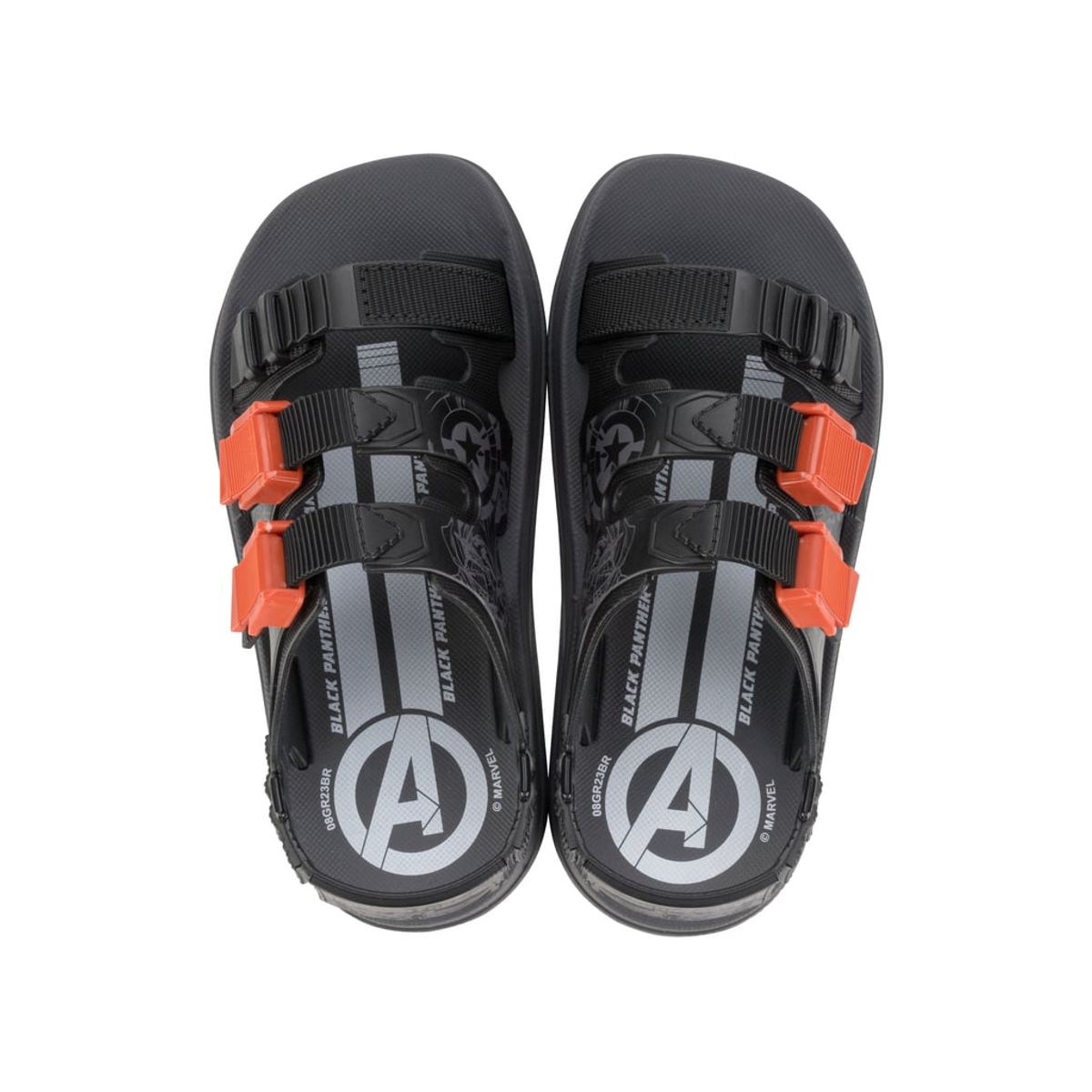 IPANEMA - Sandalia Niño Gris/Negro Marvel Ipanema