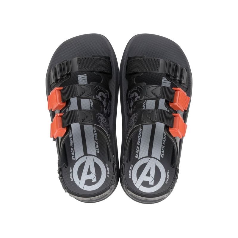 IPANEMA - Sandalia Infantil Gris/Negro Marvel Ipanema