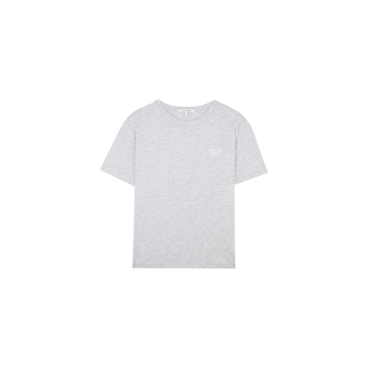 SCALPERS - Polera Calavera Trasera Grey Melange