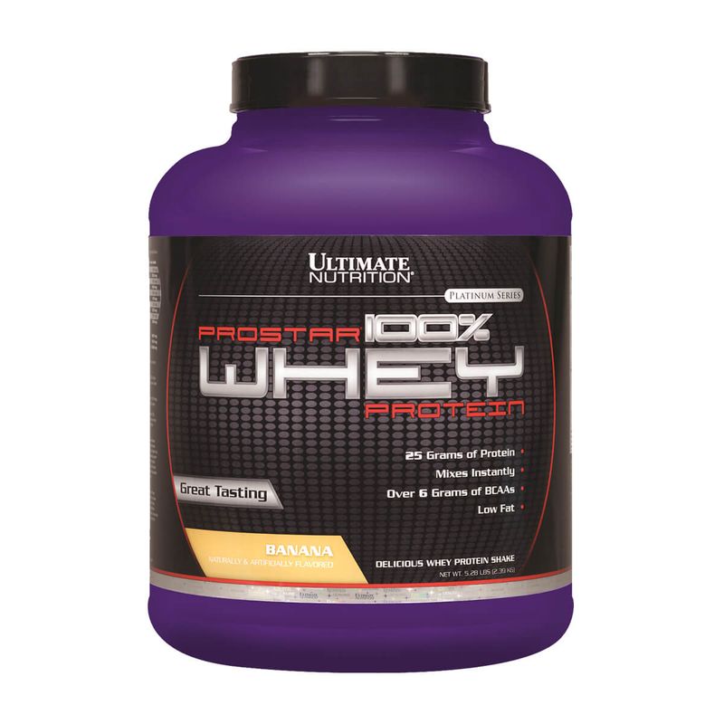 ULTIMATE NUTRITION - Prostar Whey, Whey Protein (5 Lb) - Original - PLATANO