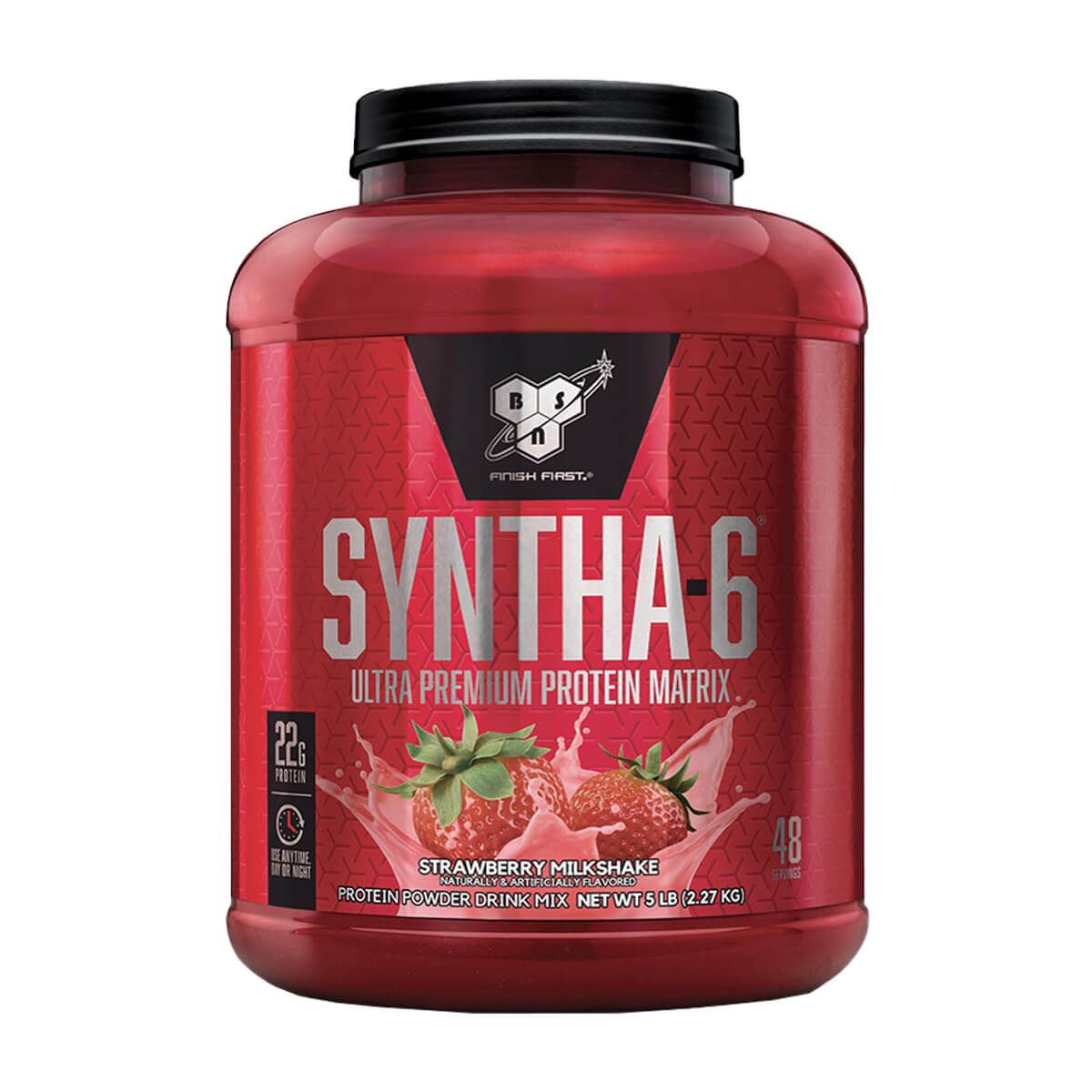 BSN - Syntha 6, Whey protein (5 Lb) - Original - FRUTILLA