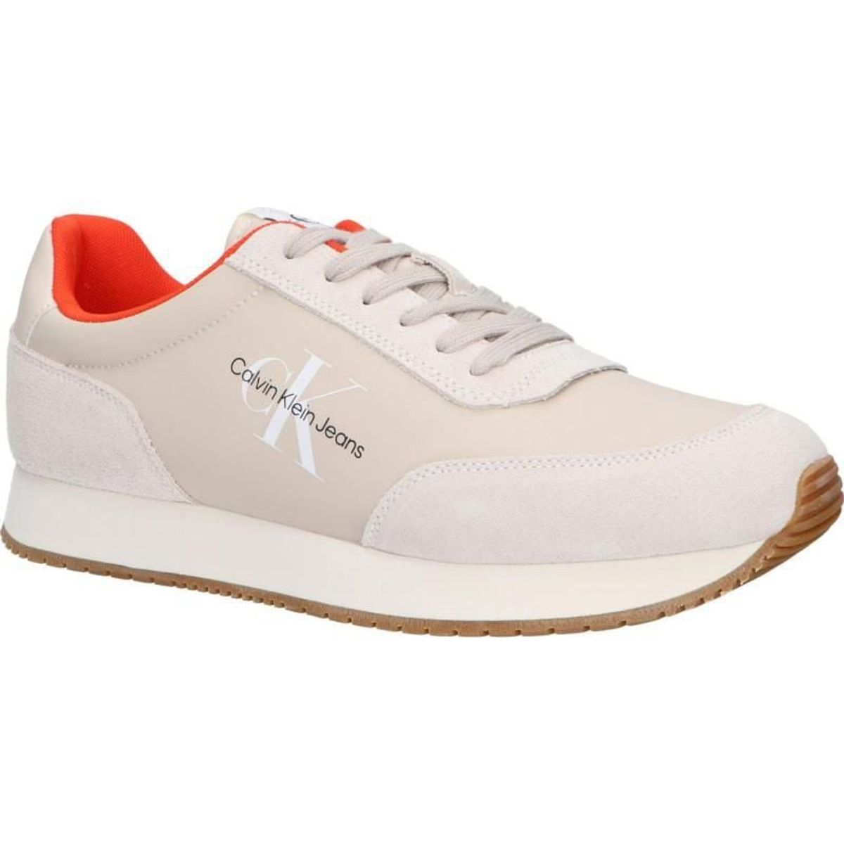 CALVIN KLEIN - Zapatilla Retro Runner  Beige Calvin Klein