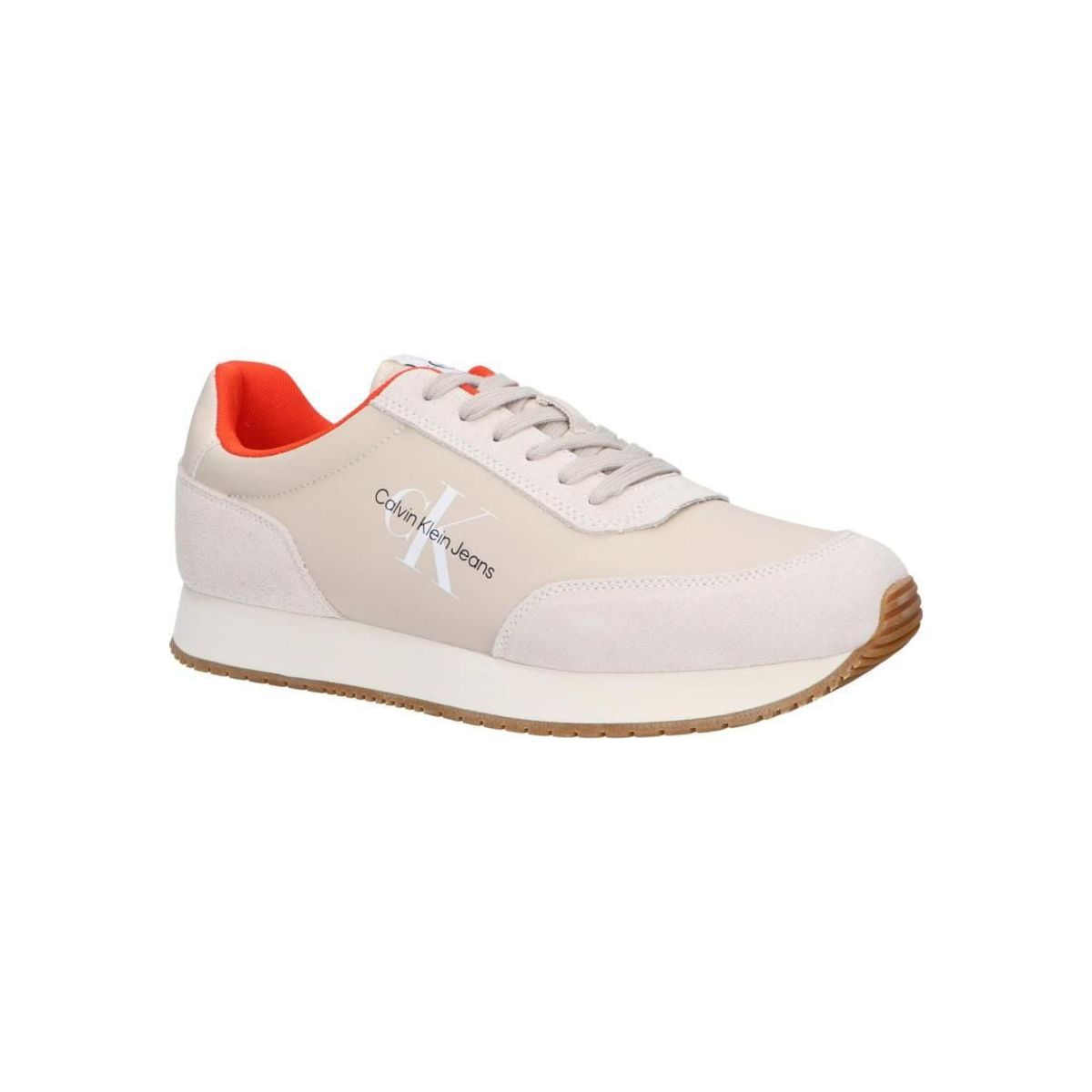 CALVIN KLEIN - Zapatilla Retro Runner  Beige Calvin Klein