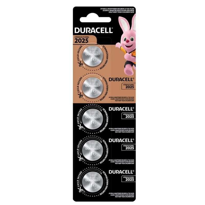 DURACELL - Pila Duracell Litio 2025 3v X5 Fx DURACELL