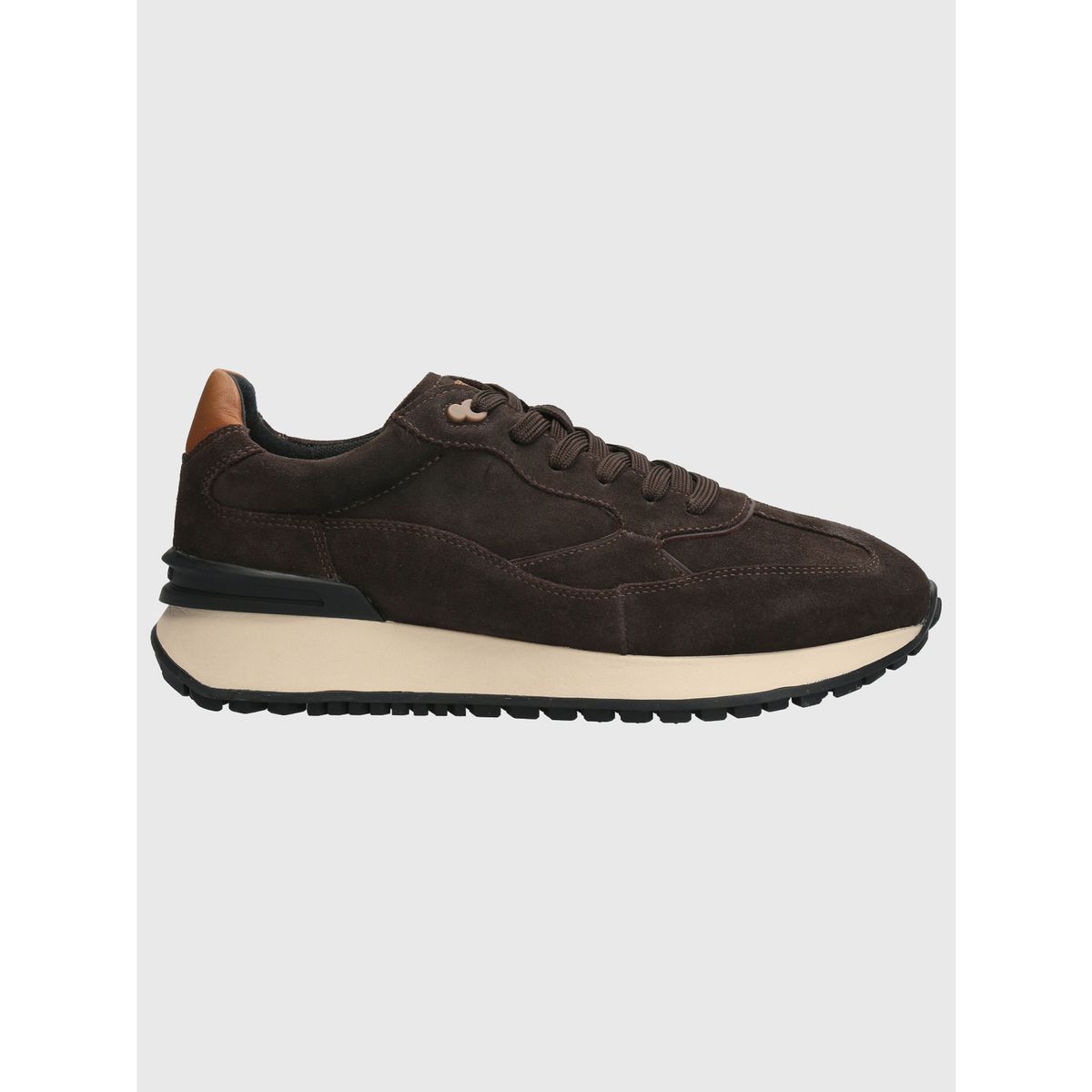 HUSH PUPPIES - Zapatilla Cuero Hombre Gante Café HUSH PUPPIES